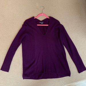 Vince plum cashmere sweater